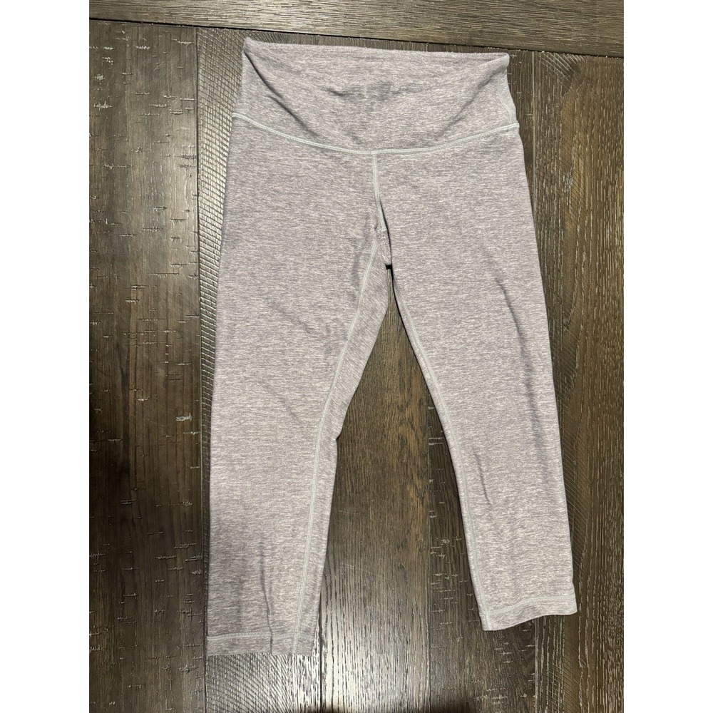 Lululemon Women's Leggings, Size Small Heather Gray Cropped